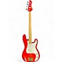 Used Series 10 By Bently P STYLE BASS Candy Apple Red Electric Bass Guitar Candy Apple Red