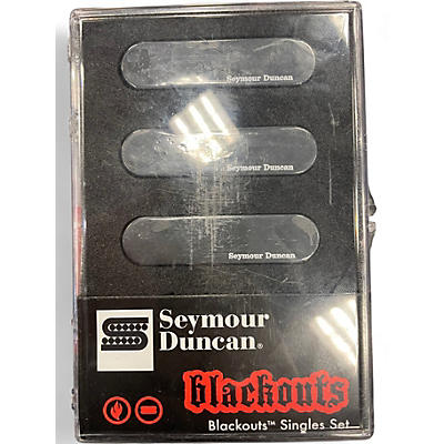 Used Seymour Duncan AS-1s Blackouts Singles Set Single Coil Guitar Pickup