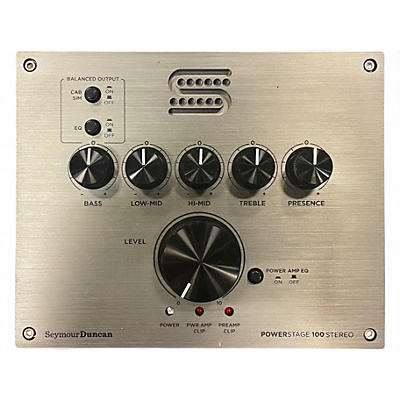 Used Seymour Duncan PowerStage 100 Stereo 2-Channel 100W Pedalboard Guitar Amp Pedal