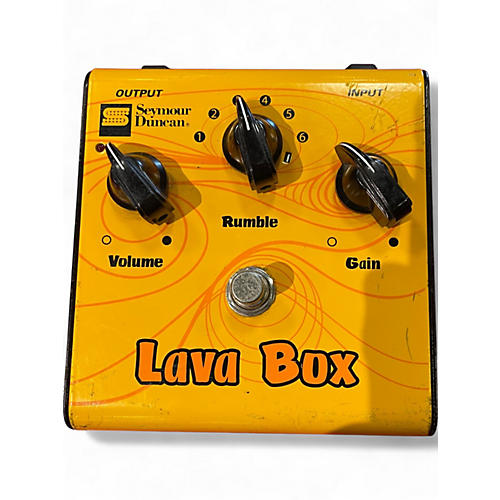 Used Seymour Duncan SFX05 Lava Box Distortion Overdrive Effect Pedal