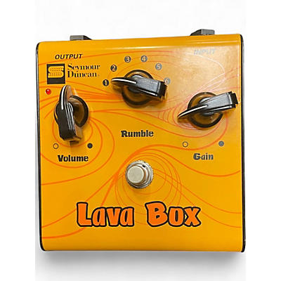Used Seymour Duncan SFX05 Lava Box Distortion Overdrive Effect Pedal
