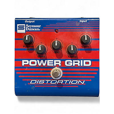 Used Seymour Duncan SFX08 Power Grid Distortion Effect Pedal