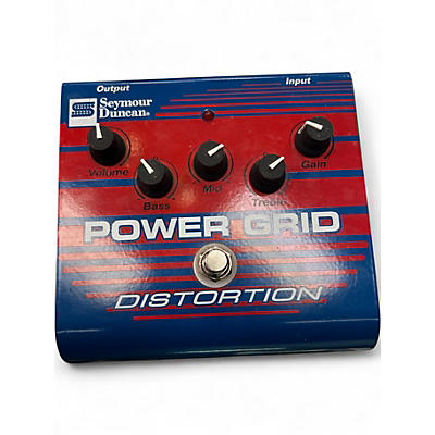 Used Seymour Duncan SFX08 Power Grid Distortion Effect Pedal