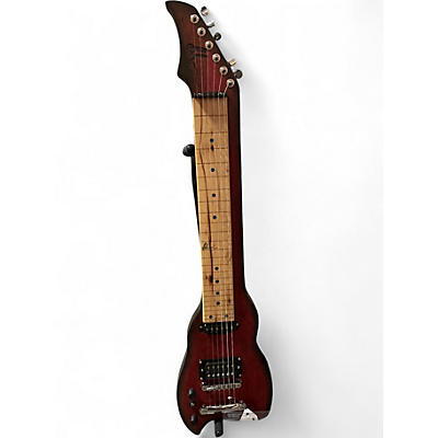 Used Shannon Guitars Lap Steel Guitar Left Handed Red Lap Steel