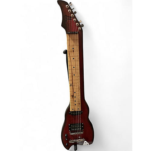 Used Shannon Guitars Lap Steel Guitar Left Handed Red Lap Steel Red