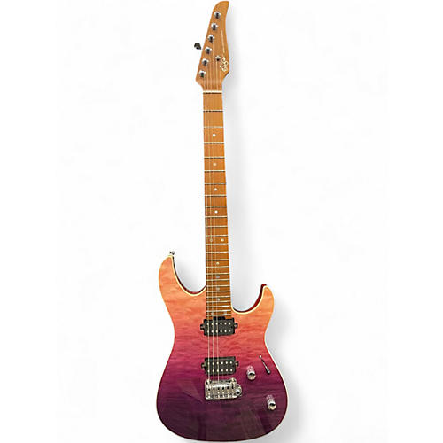 Used Shijie TM-5 Alfalfa Purple Solid Body Electric Guitar Alfalfa Purple