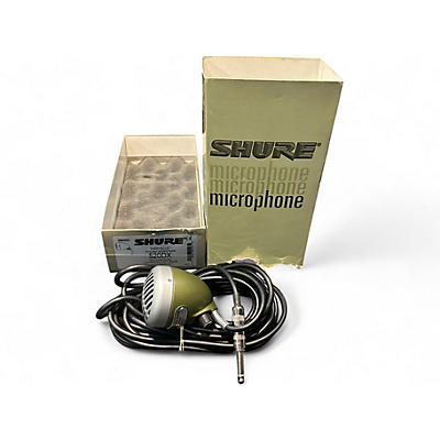 Used Shure 520DX Green Bullet Dynamic Microphone