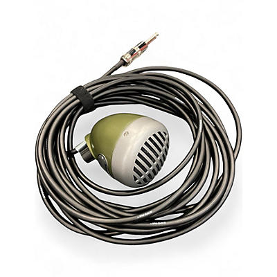 Used Shure 520DX Green Bullet Dynamic Microphone