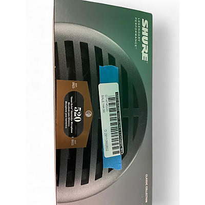 Used Shure 520DX Green Bullet Harmonica Dynamic Microphone