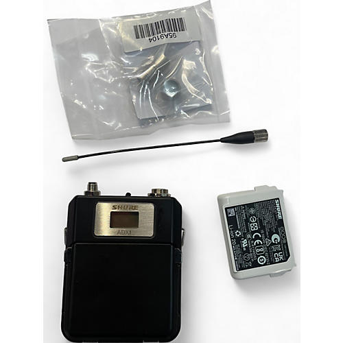 Used Shure Axient Digital ADX1 Bodypack Transmitter With TA4F Connector Lavalier Wireless System