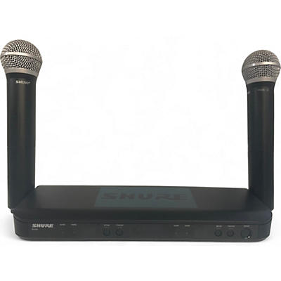 Shure Used Shure BLX DUAL PG58 WIRELESS H10 BAND Handheld Wireless System