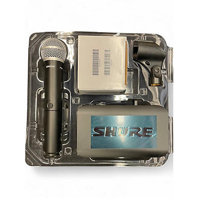 Used Shure BLX24 Handheld Wireless System With PG58 Capsule Band H8 Handheld Wireless System
