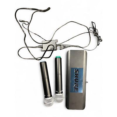 Used Shure BLX288 PG58 H10 Handheld Wireless System