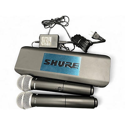 Used Shure BLX288/PG58 Handheld Wireless System