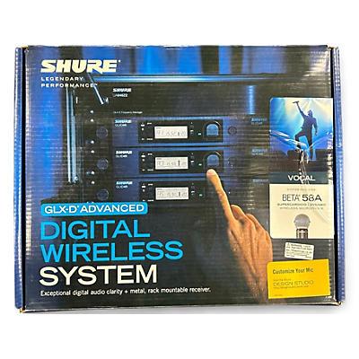 Used Shure GLXD24R/B58-Z2 Handheld Wireless System