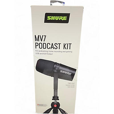 Used Shure MV7 PODCAST KIT USB Microphone