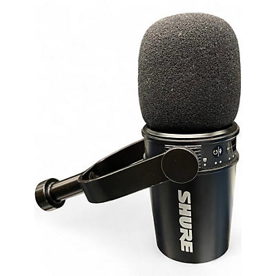 Used Shure MV7 USB Microphone