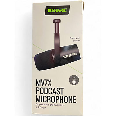 Used Shure MV7X Dynamic Microphone