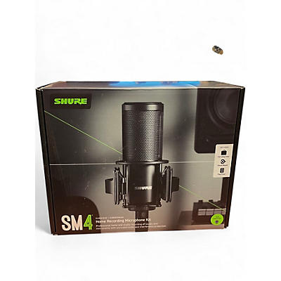 Used Shure SM4 Dual-Diaphragm Condenser Home Recording Microphone Kit Condenser Microphone