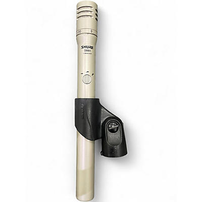 Used Shure SM81 SMALL DIAPHRAGM CARDIOID CONDENSER MIC Condenser Microphone