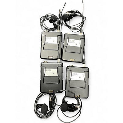 Used Shure ULXD4Q/ULXD1 Band J50A 4 LAV Package Lavalier Wireless System