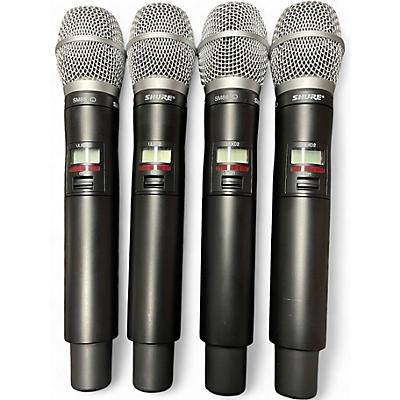 Used Shure ULXD4Q/ULXD2 (4) SM86 Package Handheld Wireless System