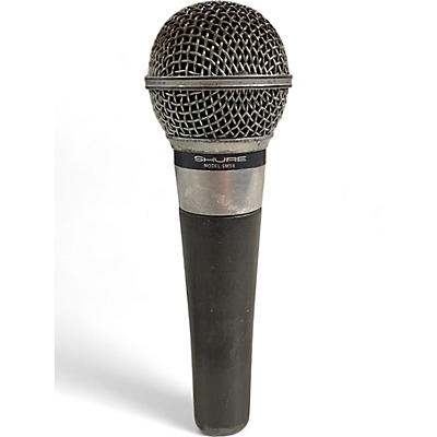 Used Shure Vintage SM58 50 & 150 OHMS Dynamic Microphone