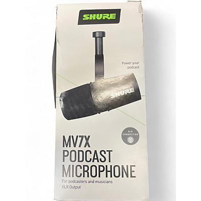 Used Shure mv7x Dynamic Microphone