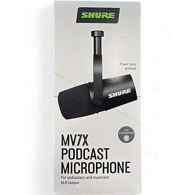 Used Shure mv7x Dynamic Microphone