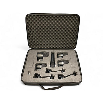 Used Shure pgadrumkit 5 Piece Drum Microphone Kit Drum Microphone