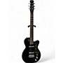 Used Silvertone 1303/U2 Black Solid Body Electric Guitar Black