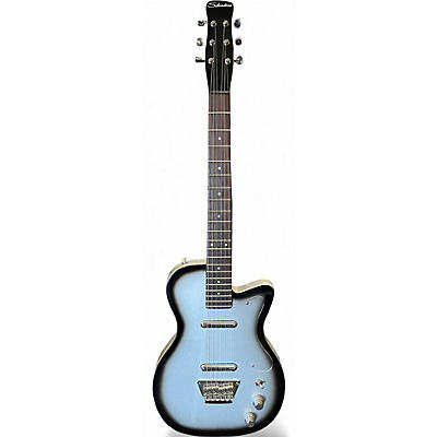 Used Silvertone 1303/U2 Silver Burst Solid Body Electric Guitar