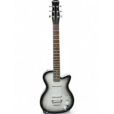 Used Silvertone 1303/U2 Silverburst Solid Body Electric Guitar