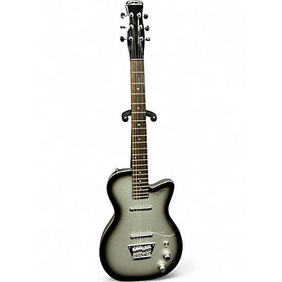 Used Silvertone 1303/U2 Silverburst Solid Body Electric Guitar