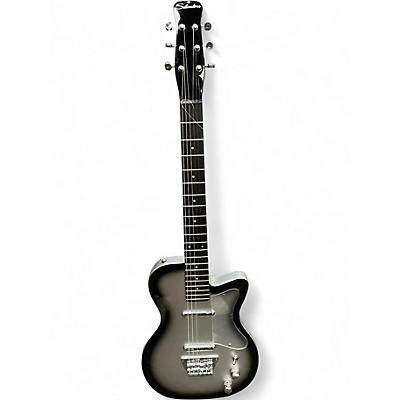 Used Silvertone 1303/U2 Silverburst Solid Body Electric Guitar