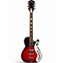 Used Silvertone 1423 Jupiter Metallic Candy Red Burst Solid Body Electric Guitar Metallic Candy Red Burst