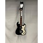 Used Silvertone Used Silvertone 1448 Black Solid Body Electric Guitar Black