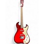 Used Silvertone Used Silvertone 1449 REISSUE RED SPARKLE FADE Solid Body Electric Guitar RED SPARKLE FADE