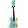 Used Silvertone 1449 Reissue Daphne Blue Solid Body Electric Guitar Daphne Blue
