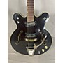 Used Silvertone Used Silvertone 1475 Low Gloss Chocolate Hollow Body Electric Guitar Low Gloss Chocolate