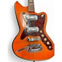 Used Silvertone 1478  Orange Solid Body Electric Guitar Orange