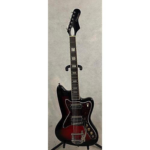 Silvertone Used Silvertone 1478 RSB Crimson Red Burst Solid Body Electric Guitar Crimson Red Burst