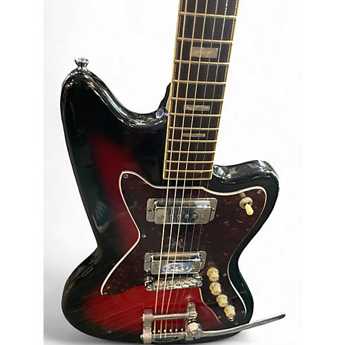 Used Silvertone 1478 Red Burst Solid Body Electric Guitar Red Burst