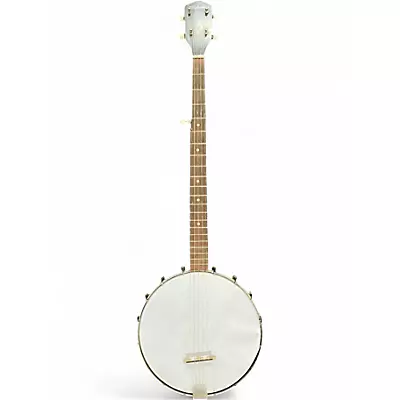Used Silvertone 5 String Open Back Black Banjo