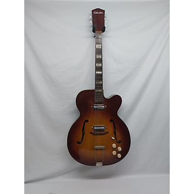 Silvertone Used Silvertone Artist Sunburst Hollow Body Electric Guitar