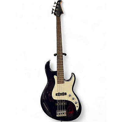 Used Silvertone BASS Blue Electric Bass Guitar