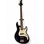 Used Silvertone BASS Blue Electric Bass Guitar Blue