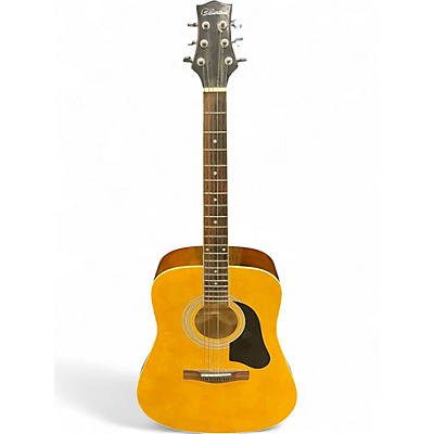 Used Silvertone CA09 Natural Acoustic Guitar