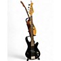 Used Silvertone CUSTOM BASS Black Electric Bass Guitar Black