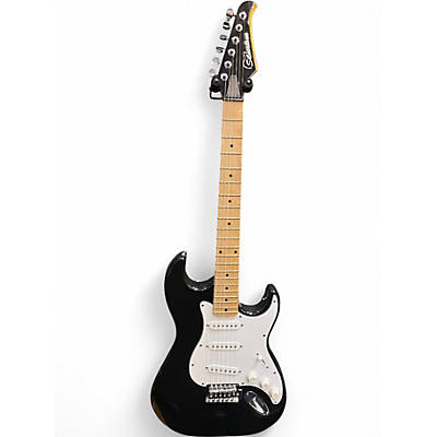Used Silvertone Citation Black Solid Body Electric Guitar